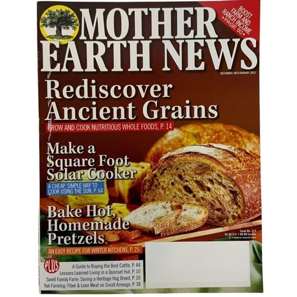 Mother Earth News Magazine 6 Issues Full Year Feb 2022 - Jan 2023 Homesteading - Picture 7 of 7
